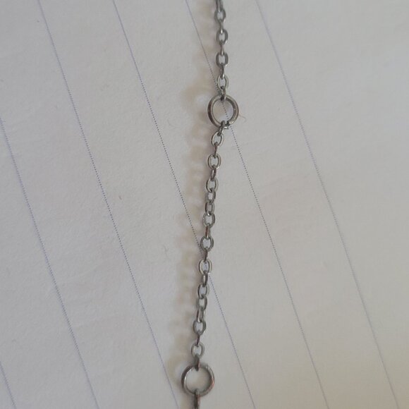 Black & Gray Crystal Necklace & Earring Set - Picture 6 of 7